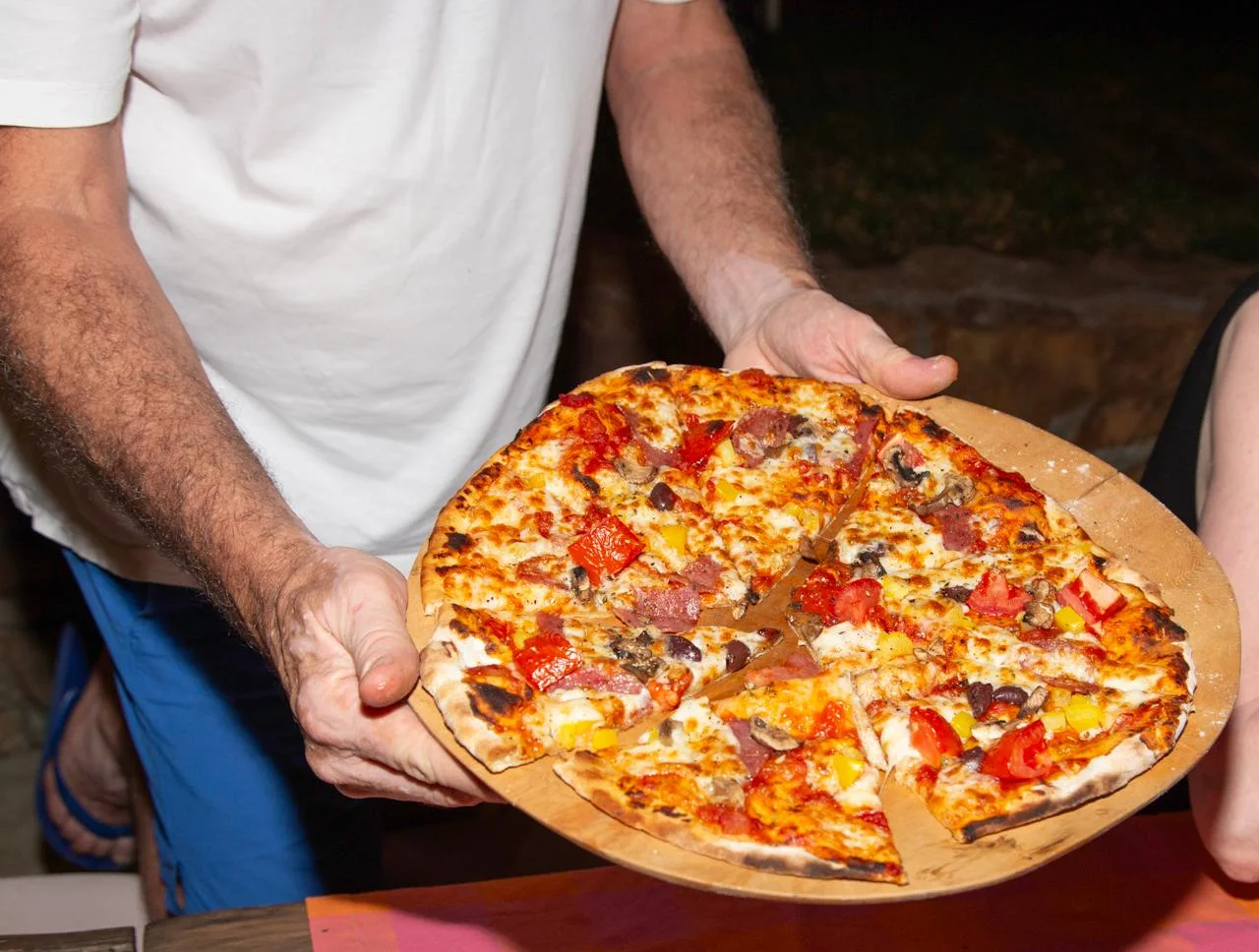Ellen's pizza night at InAweStays, Cape Town